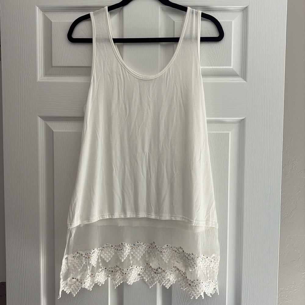 Origami by Vivian tunic with gold and silver studs